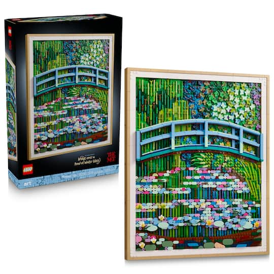 LEGO® Claude Monet Bridge over a Pond of Water Lilies ART Kit 31220
